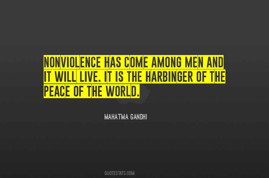 Peace Mahatma Gandhi Quotes #1234192