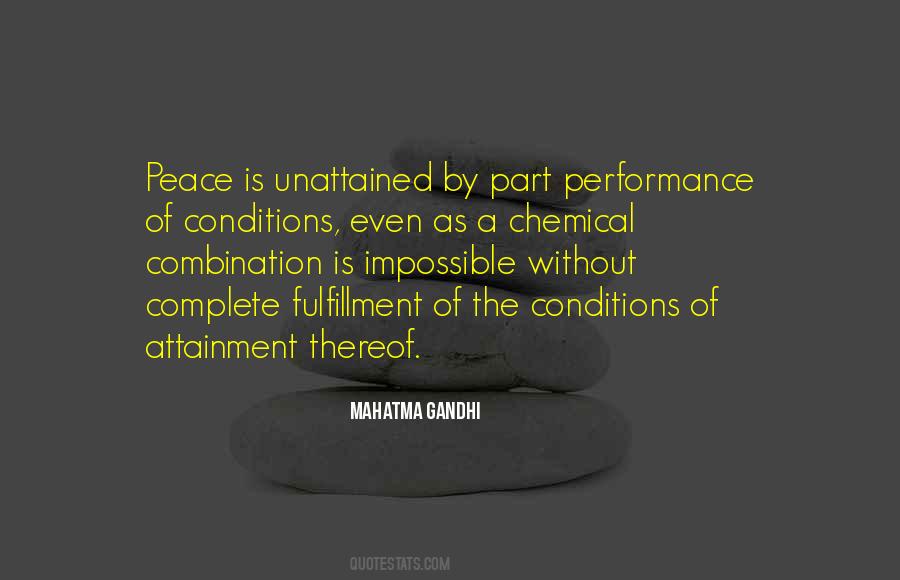 Peace Mahatma Gandhi Quotes #1271824