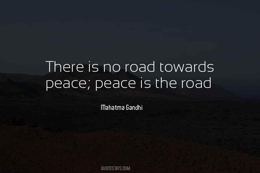 Peace Mahatma Gandhi Quotes #1361979
