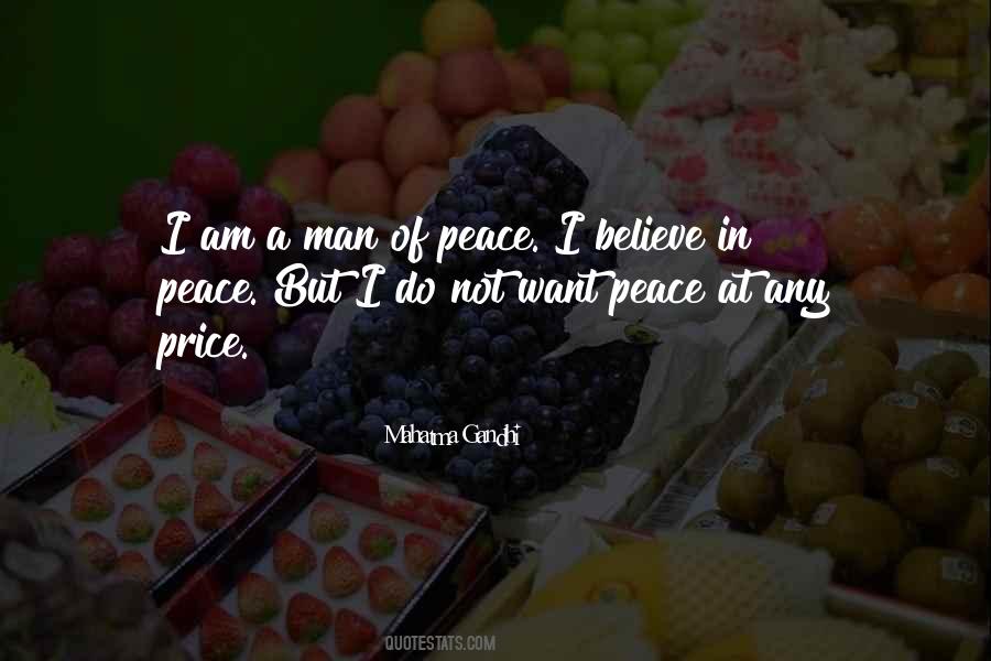 Peace Mahatma Gandhi Quotes #1556689