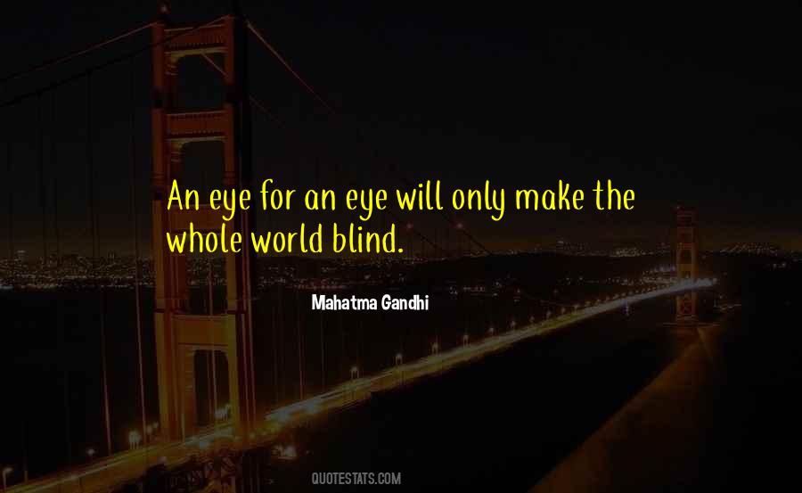 Peace Mahatma Gandhi Quotes #1573306