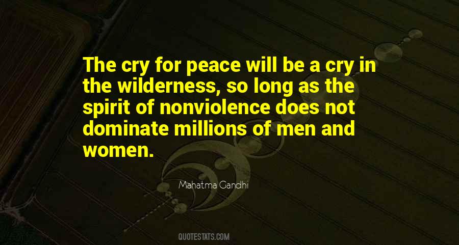 Peace Mahatma Gandhi Quotes #1840542