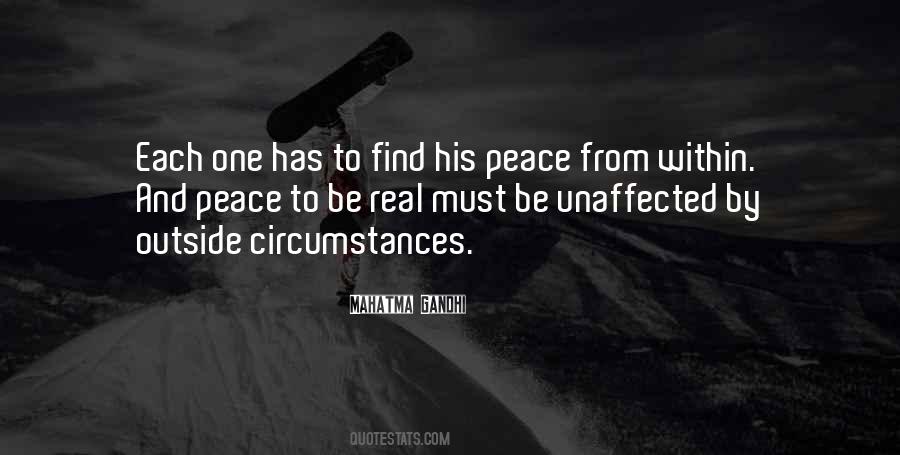 Peace Mahatma Gandhi Quotes #188081