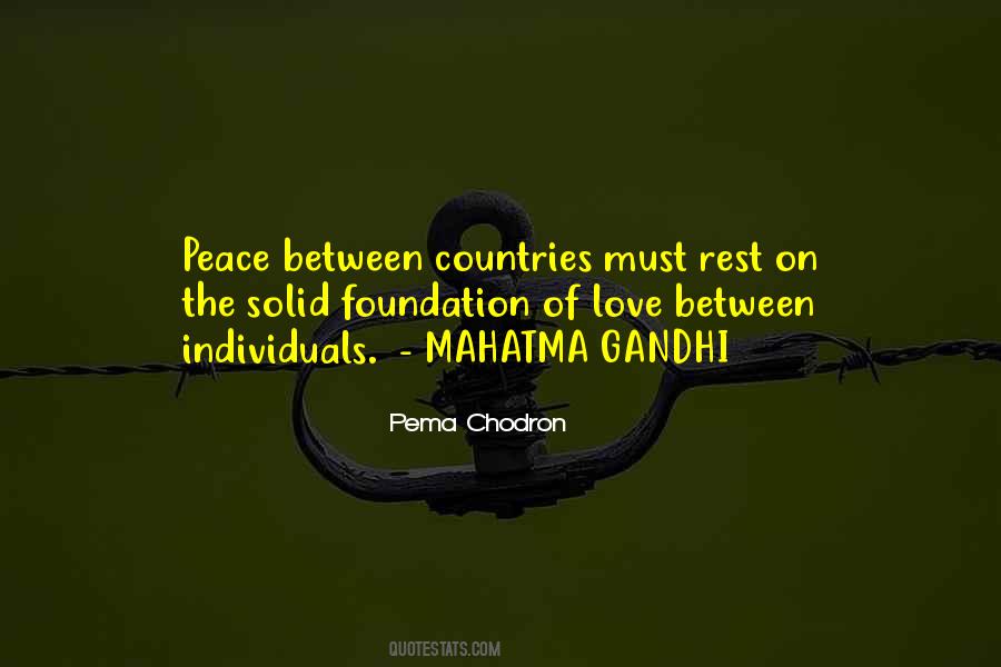Peace Mahatma Gandhi Quotes #211448