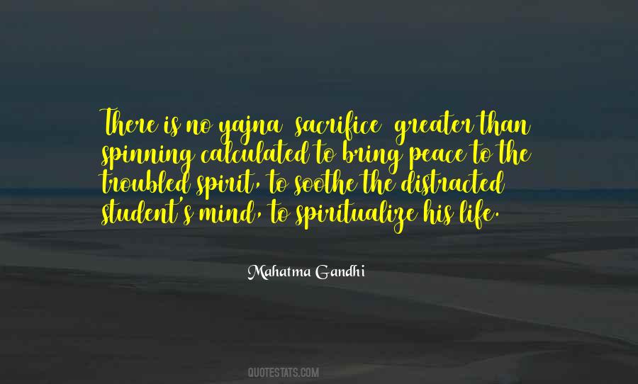 Peace Mahatma Gandhi Quotes #277342