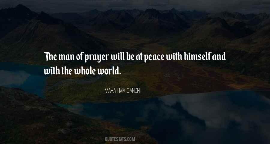 Peace Mahatma Gandhi Quotes #317367