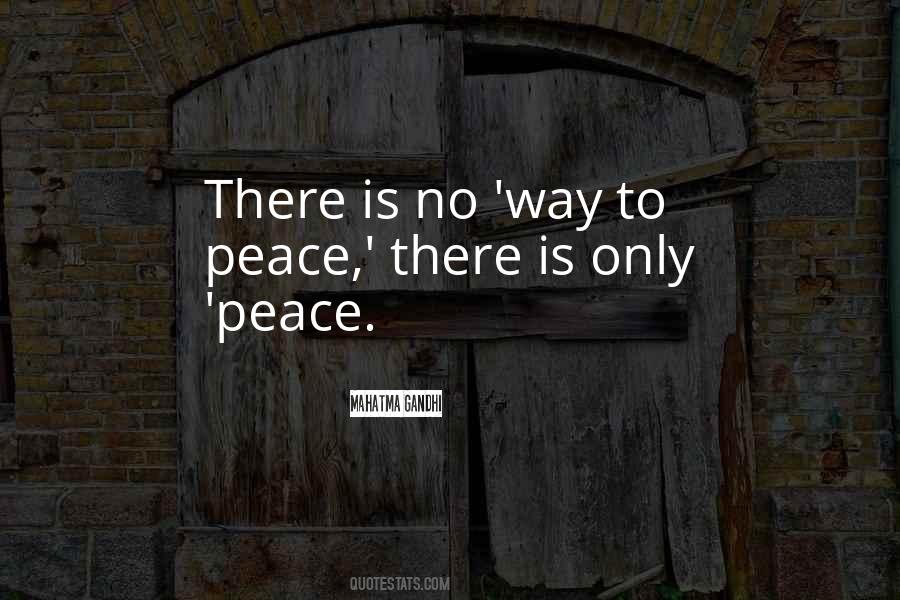 Peace Mahatma Gandhi Quotes #357235