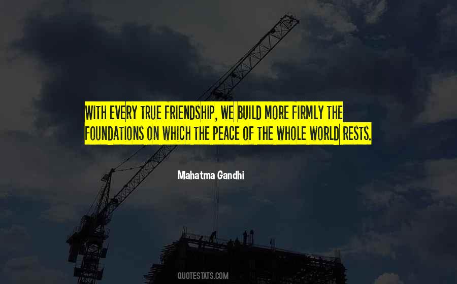 Peace Mahatma Gandhi Quotes #447606