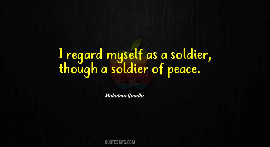 Peace Mahatma Gandhi Quotes #449230