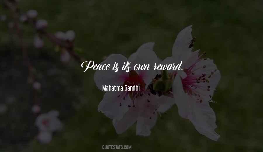 Peace Mahatma Gandhi Quotes #641017