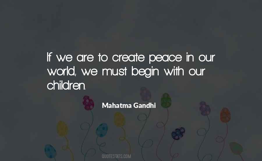 Peace Mahatma Gandhi Quotes #913915