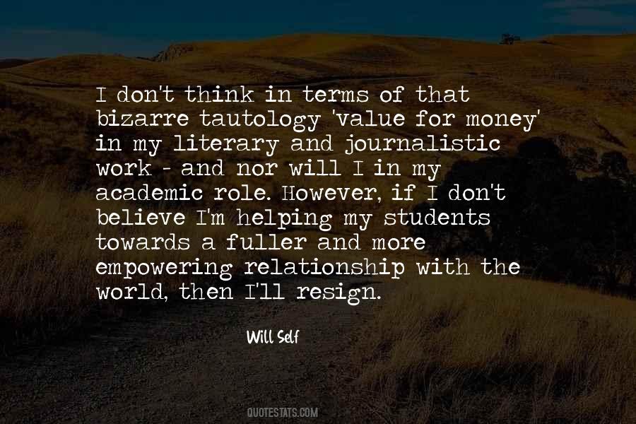 Role Of Money Quotes #858021
