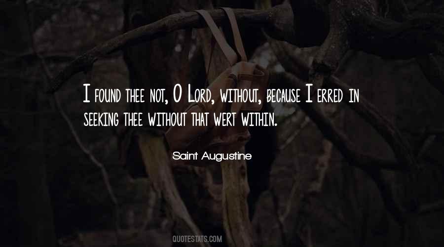 Quotes About Saint Augustine #53542