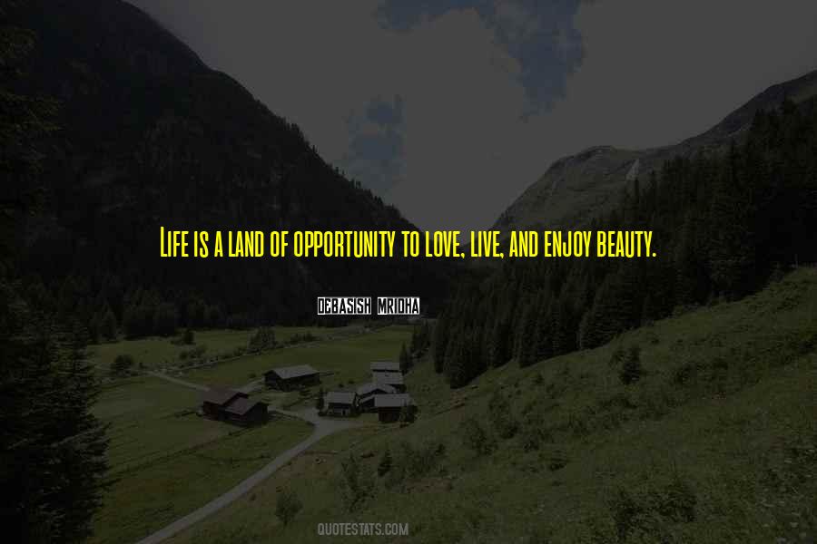 Enjoy Beauty Quotes #1009681