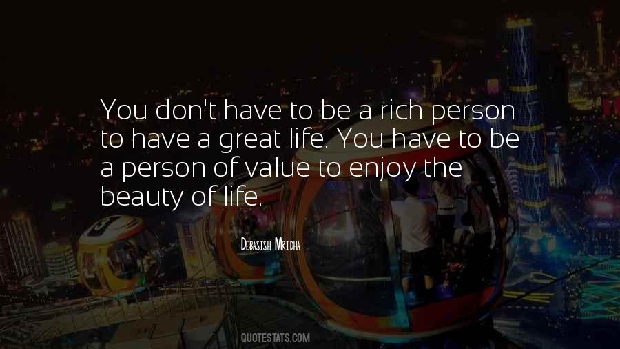 Enjoy Beauty Quotes #1030074