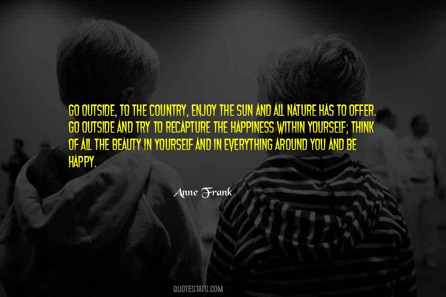 Enjoy Beauty Quotes #1350071