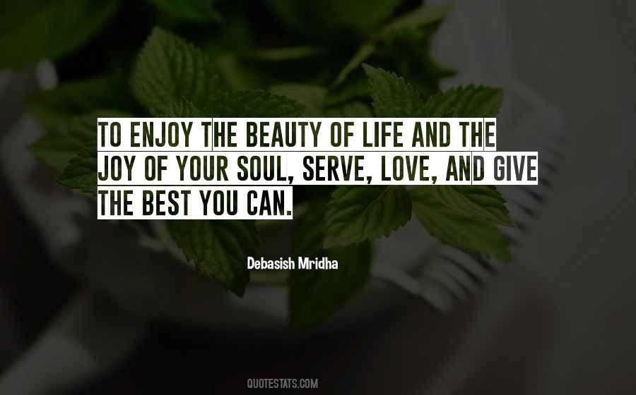 Enjoy Beauty Quotes #998070