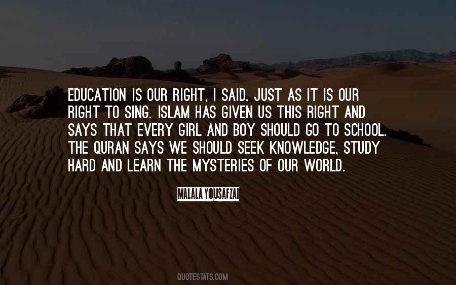 Quotes About Right To Education #467605