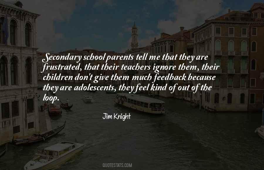 Quotes About Secondary School #1193287