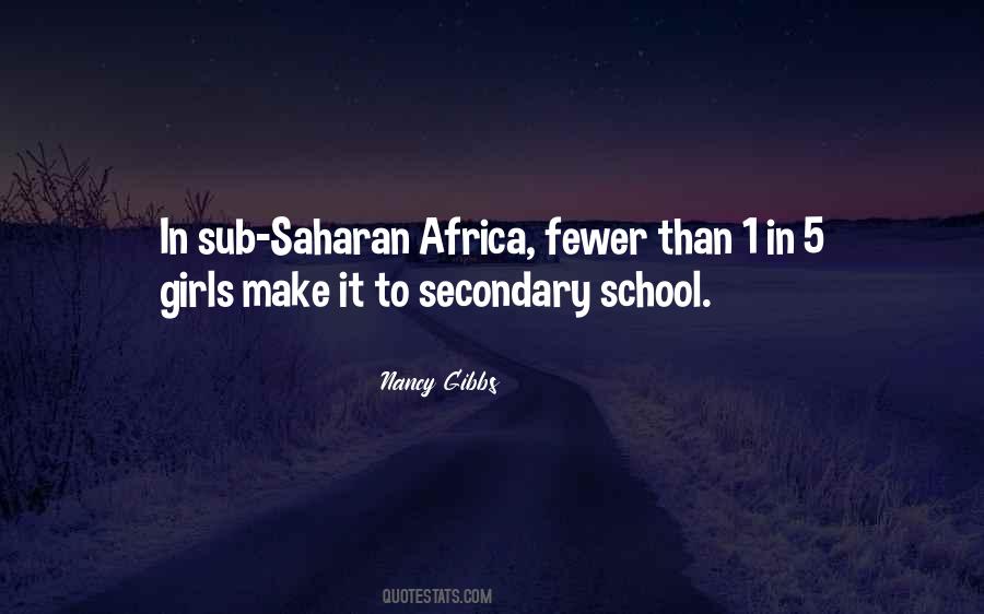 Quotes About Secondary School #388769