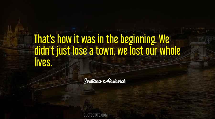 Quotes About A Town #1264113