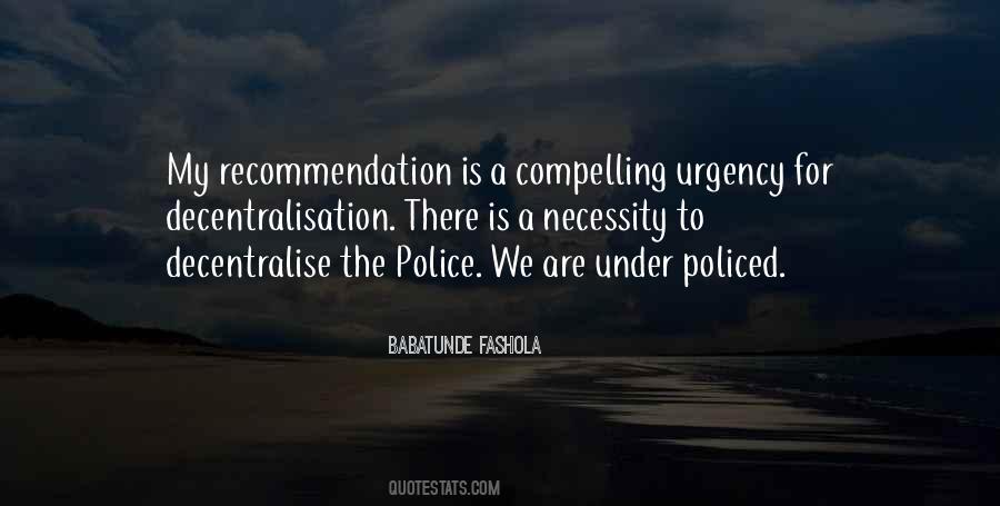 Quotes About Recommendations #318526