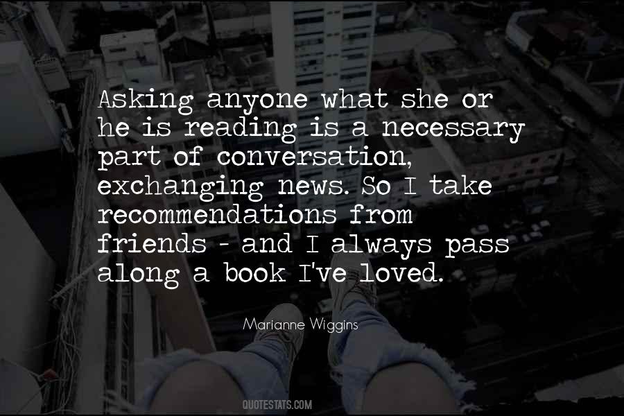 Quotes About Recommendations #451282