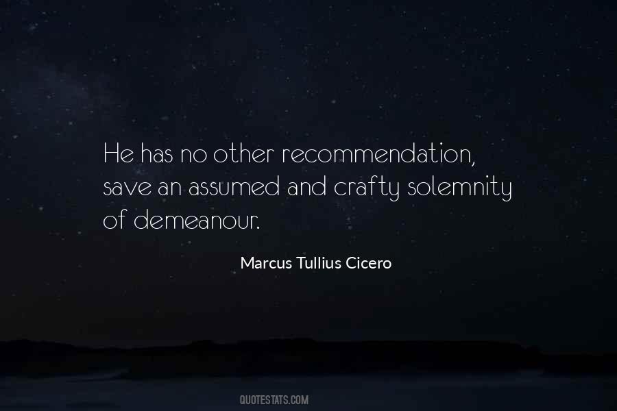 Quotes About Recommendations #548418