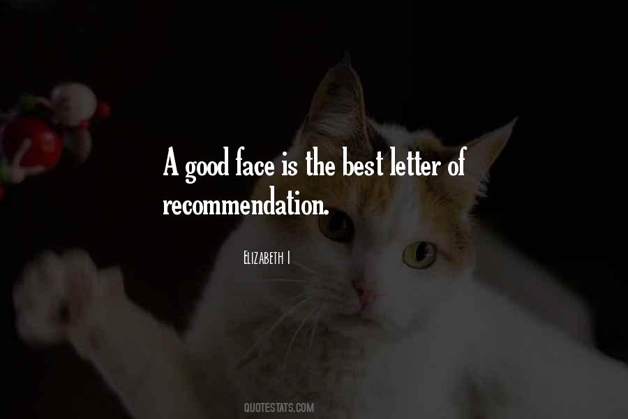 Quotes About Recommendations #73552