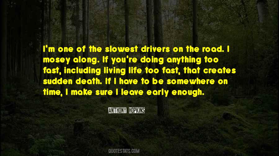 Quotes About Living Life Too Fast #162486