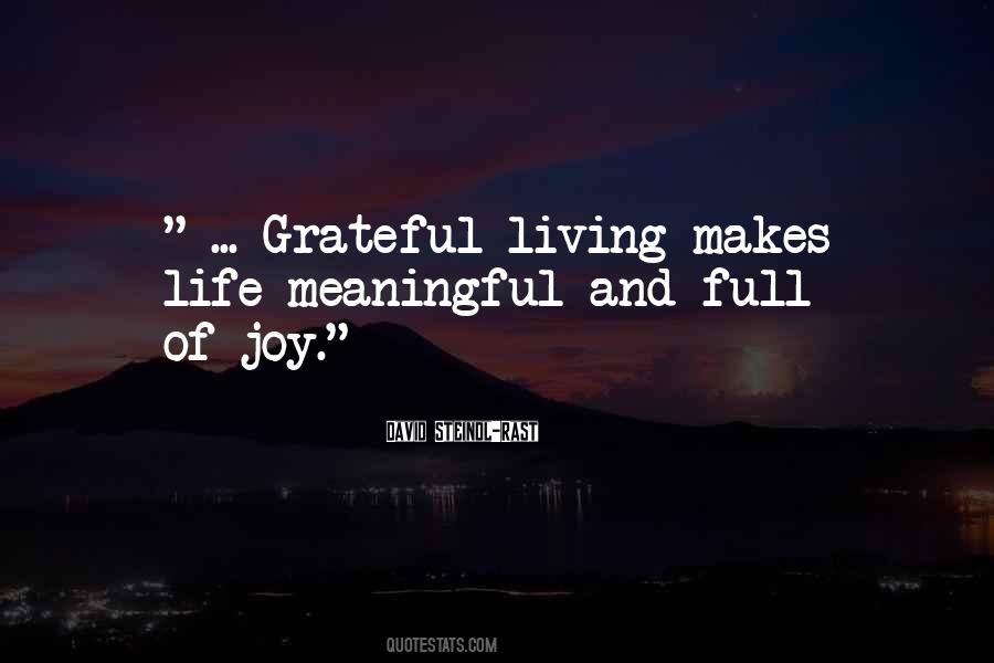 Quotes About Grateful Life #332885