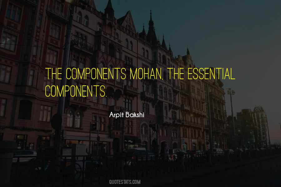 Quotes About Components #1349471