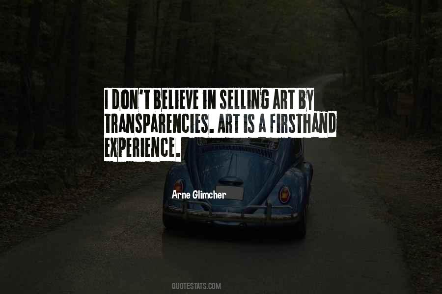 Quotes About Selling Art #1612908