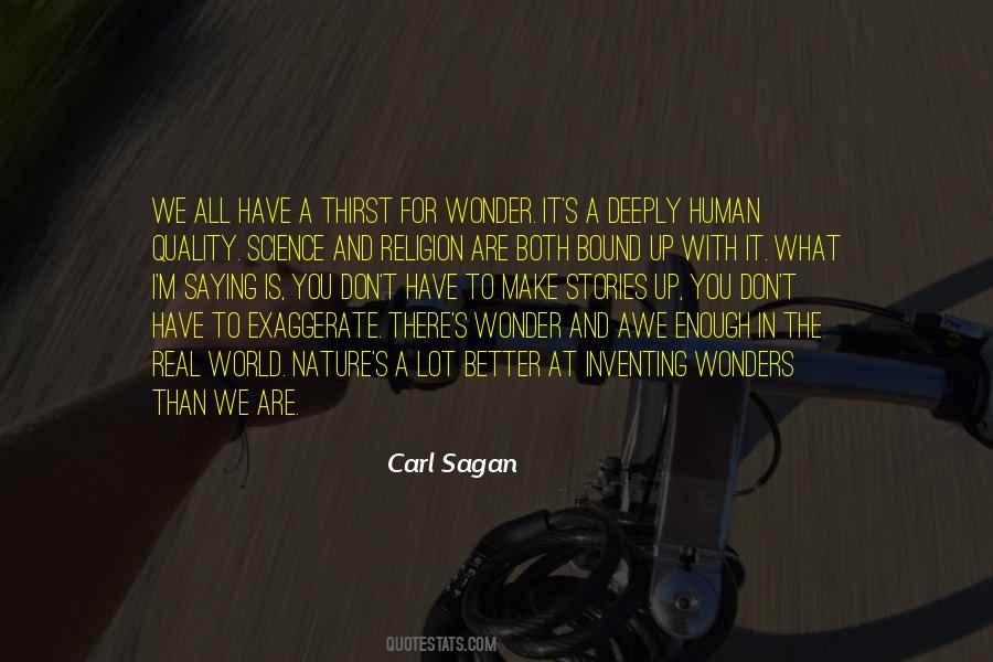 Quotes About Wonder And Awe #1209112 Quotes About Wonder And Awe #1209112