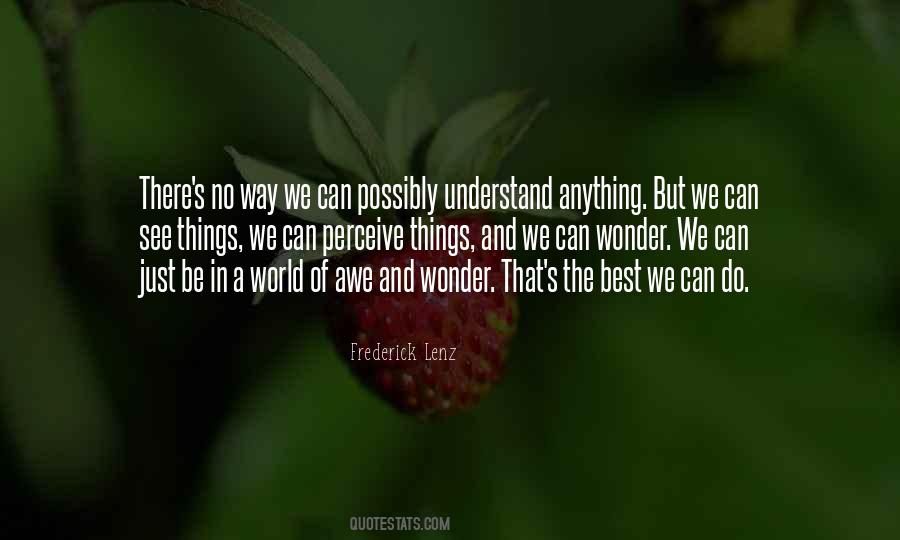 Quotes About Wonder And Awe #242263 Quotes About Wonder And Awe #242263