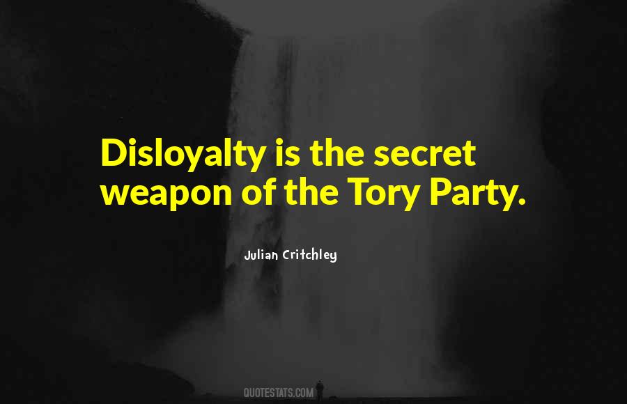 Quotes About The Tory Party #18823