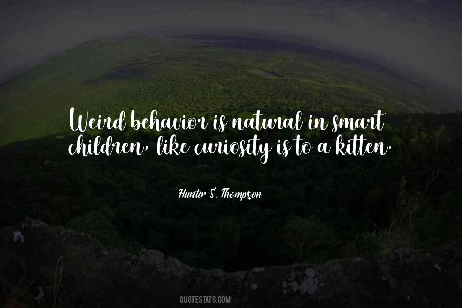 Children S Behavior Quotes #766924