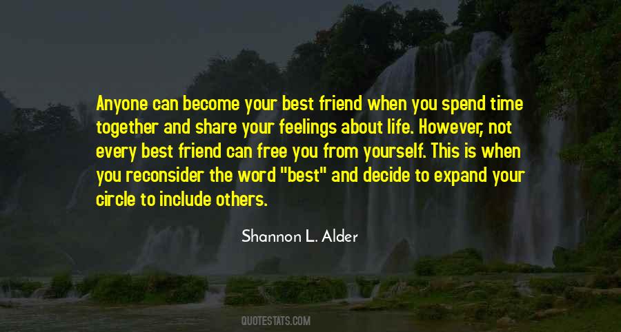 Quotes About Circle Of Friends #439788