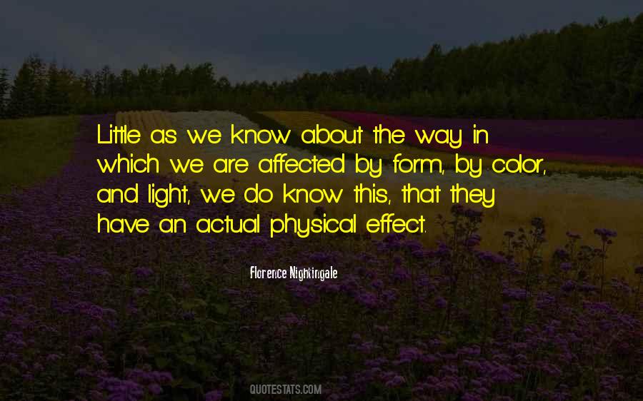 Color And Light Quotes #1596511
