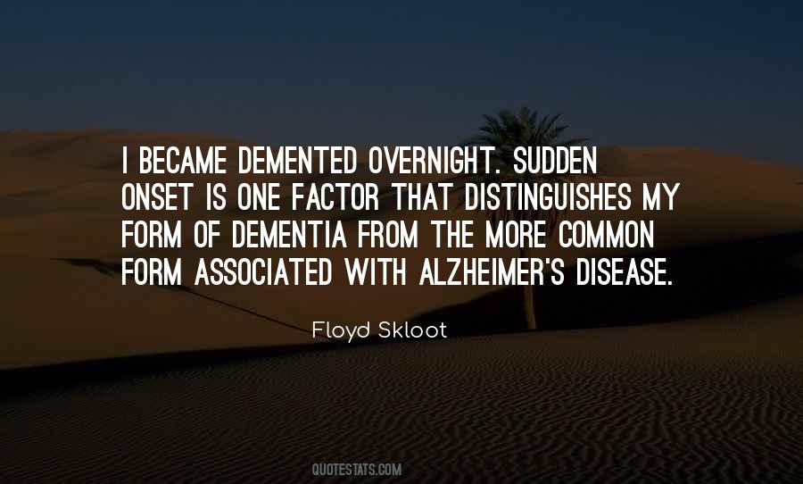 Quotes About Dementia #425926