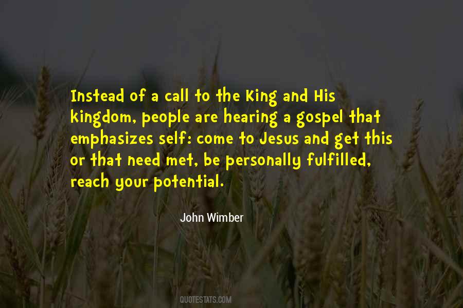 Jesus Kingdom Quotes #1080076