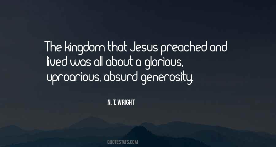Jesus Kingdom Quotes #832295