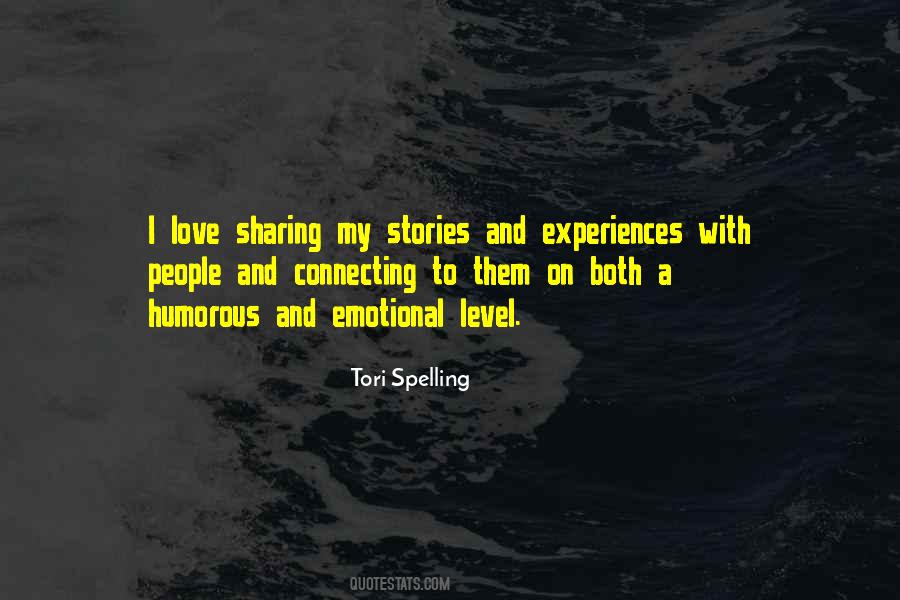 Quotes About Sharing Stories #1099207