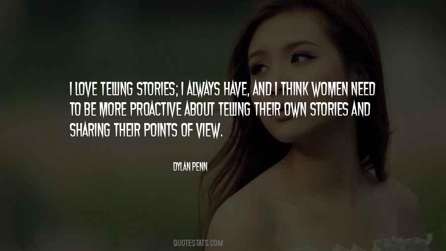 Quotes About Sharing Stories #433734