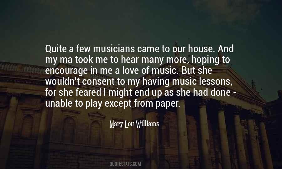 Quotes About Love Of Music #1630008
