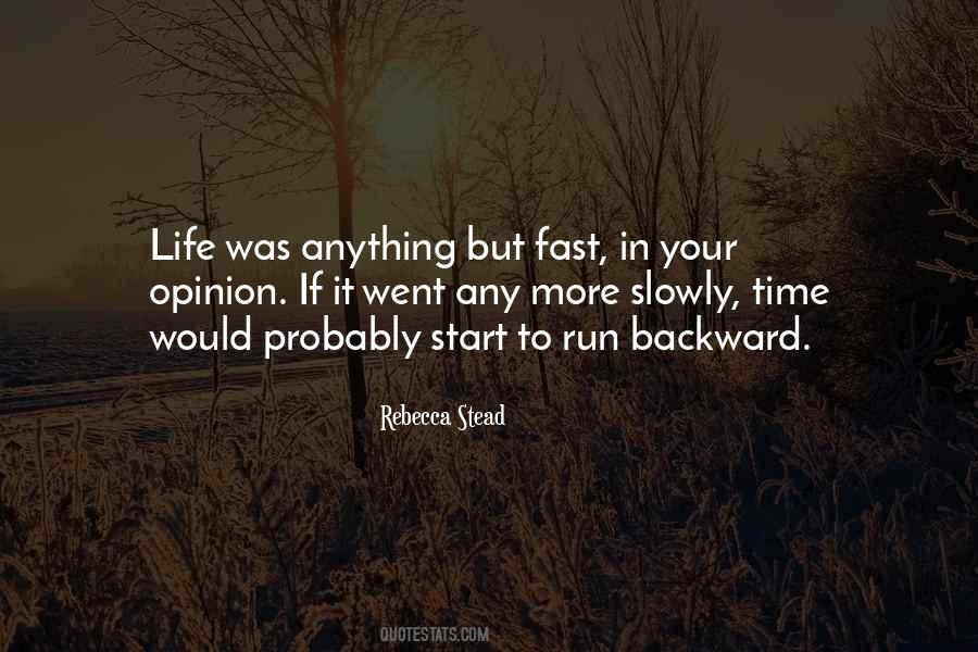 Quotes About Fast Time #155236