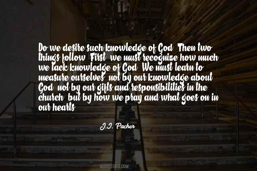 Quotes About Knowledge Of God #1000516