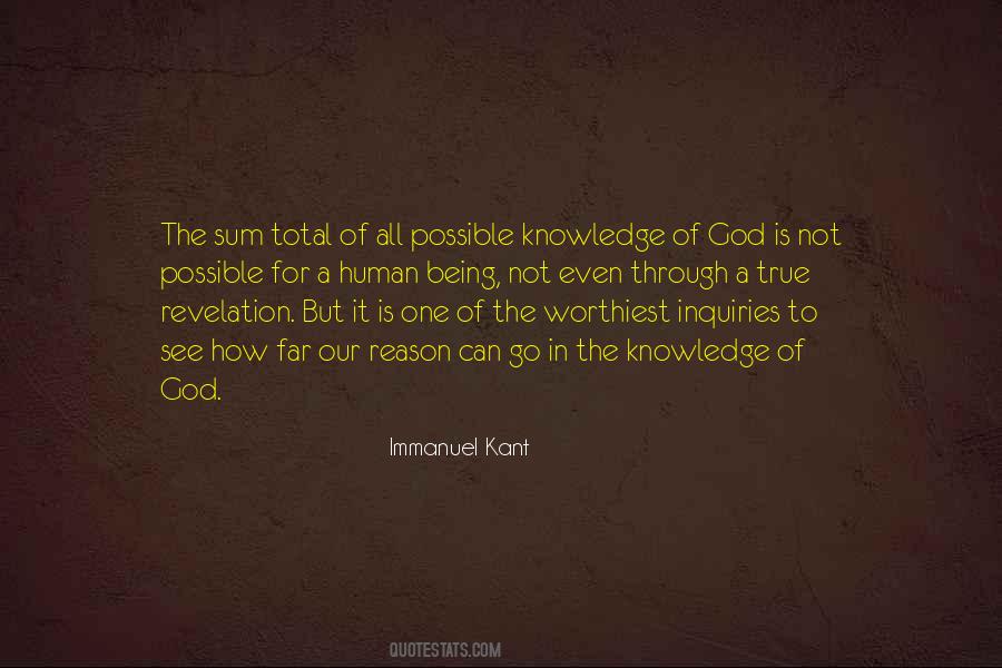 Quotes About Knowledge Of God #1350647