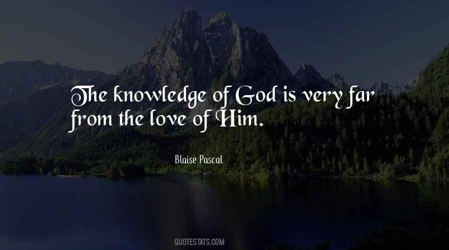 Quotes About Knowledge Of God #1688978