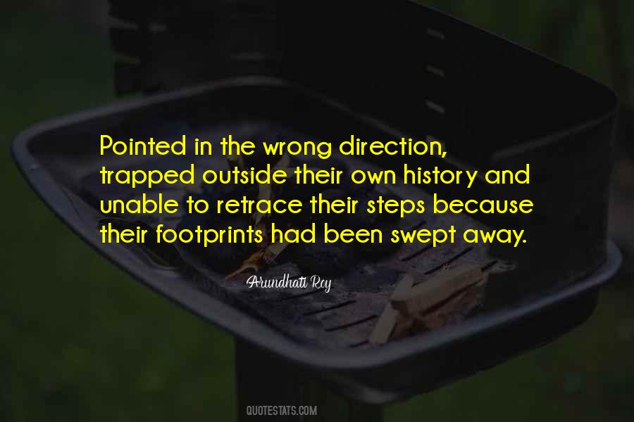 Quotes About Wrong Direction #1312691